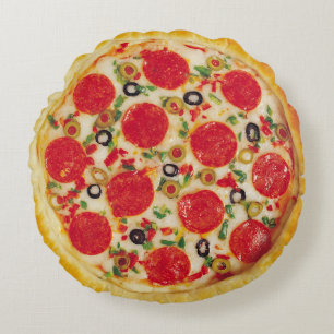 Coussin de pizza réaliste