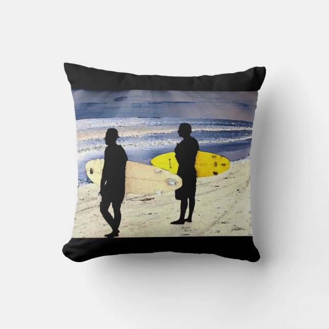 Coussin de plage de surfer (Recto)
