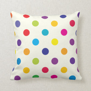Coussin de point de polka de sucrerie