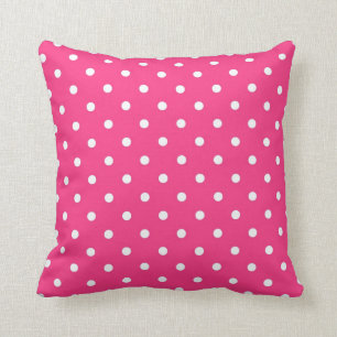 Coussin de point rose chaud