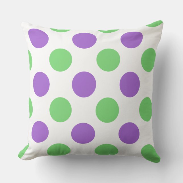 Coussin de points Polka Polka extra grand personna (Recto)