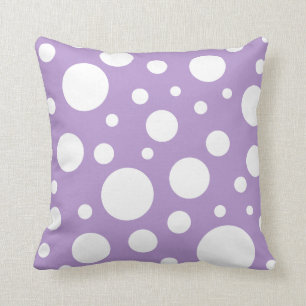 Coussin de points violets