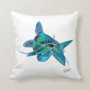 Coussin de poisson-chat