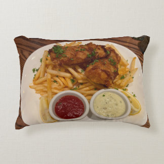 Coussin de poisson et de chips
