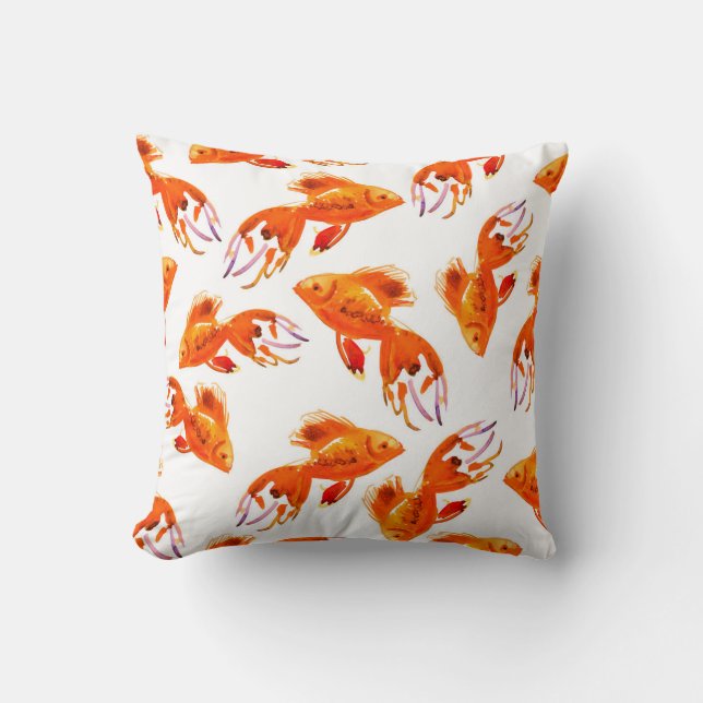 Coussin de poisson rouge (Recto)