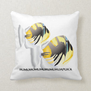 Coussin de poissons de déclencheur d'Hawaï