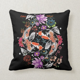 Coussin de poissons de Koi