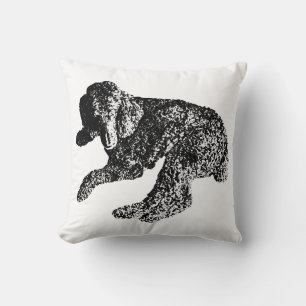 Coussin de Pose de Chien – Art Minimaliste Allongé