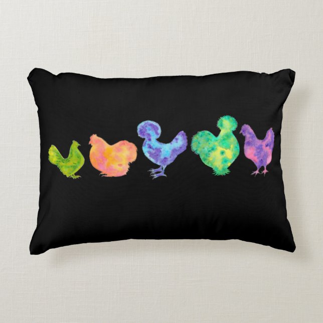 coussin de poulet de colorant de cravate (Devant)