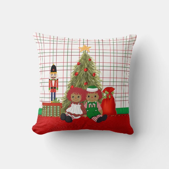 Coussin de poupées de chiffon d'Afro-américain (Recto)