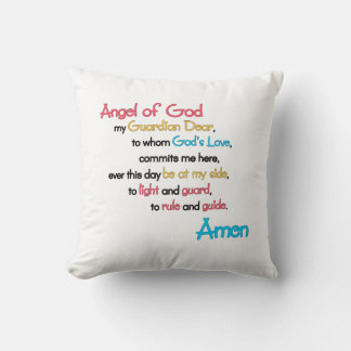 coussin de prière "Ange de Dieu" : Grand cadeau po