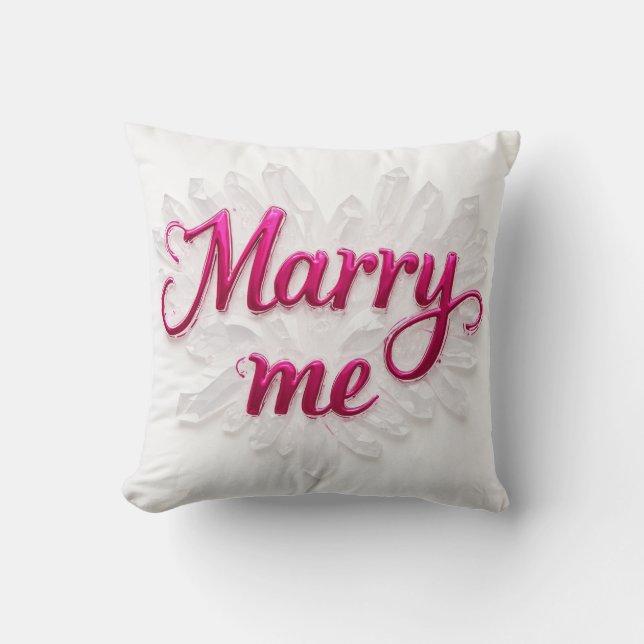 Coussin de proposition mariage (Recto)