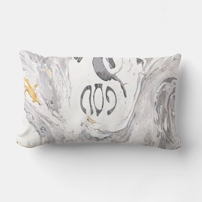 Coussin de rectangle de Pesach de pâque (Recto)