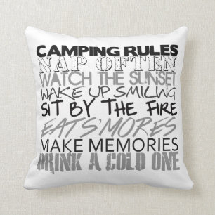 Coussin de règles de camping
