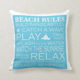 Coussin de règles de plage