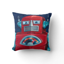 Coussin de robot "sur garde"