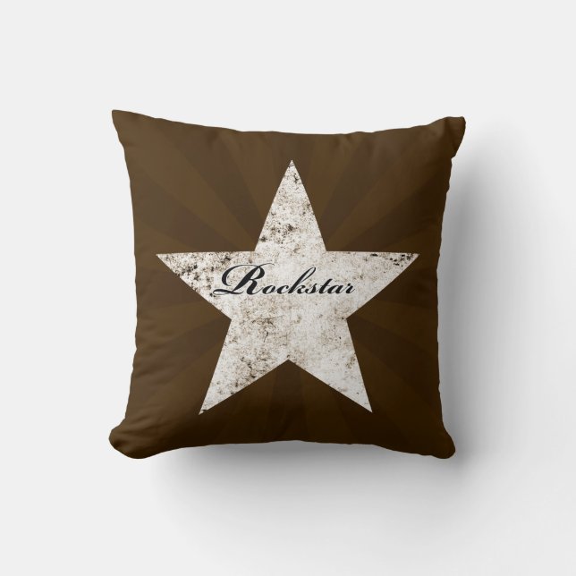 Coussin de Rockstar (textures grunges - multi (Recto)