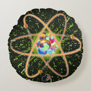 Coussin de ronde atomique radical