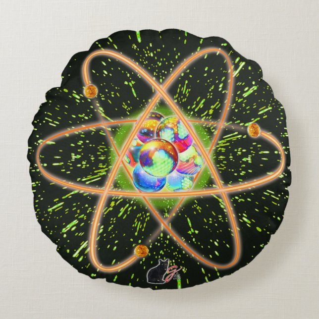 Coussin de ronde atomique radical (Devant)