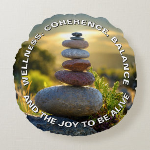 Coussin de ronde d'affirmation