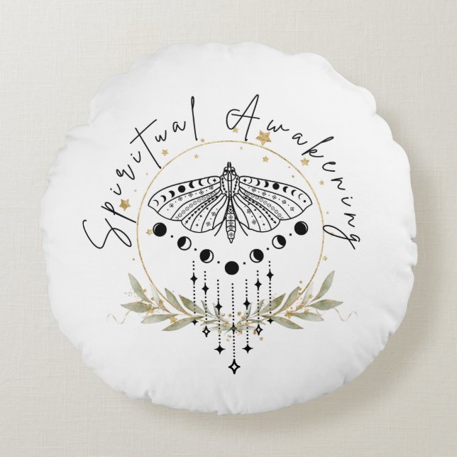 Coussin de ronde éveil spirituel (Devant)