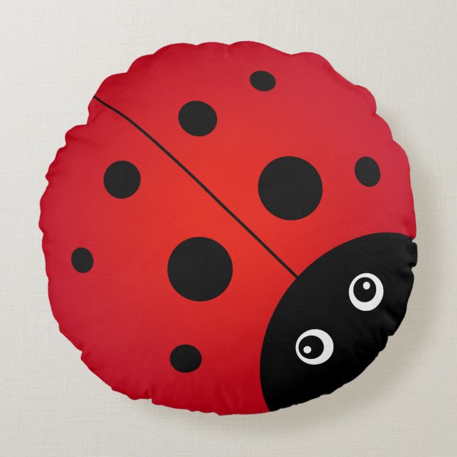Coussin de ronde KiniArt Ladybug (Devant)