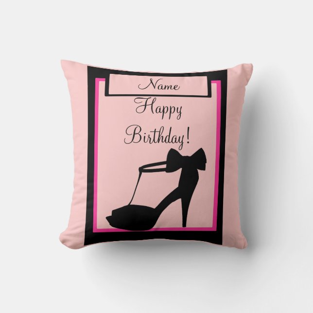 Coussin de rose "d'anniversaire d'étape (Recto)