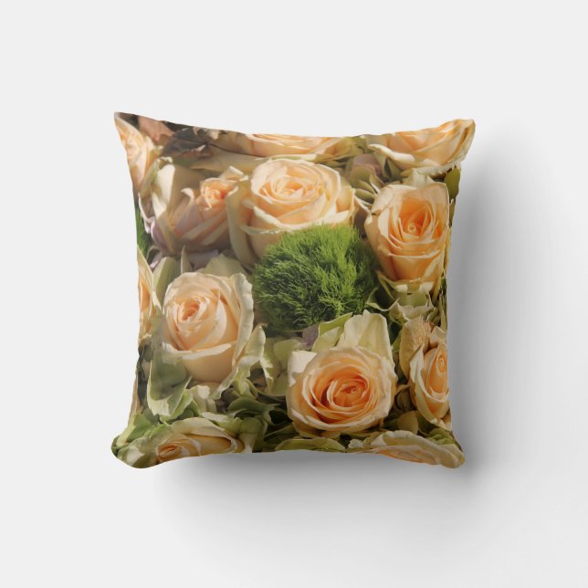 Coussin de rose de rose en pastel (Recto)