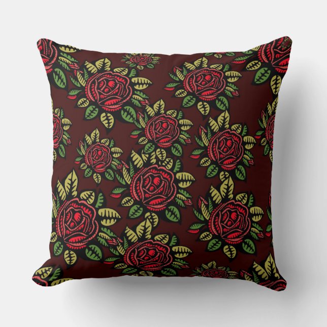 coussin de rose rouge (Recto)