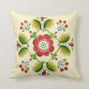 Coussin de rosette de Tole