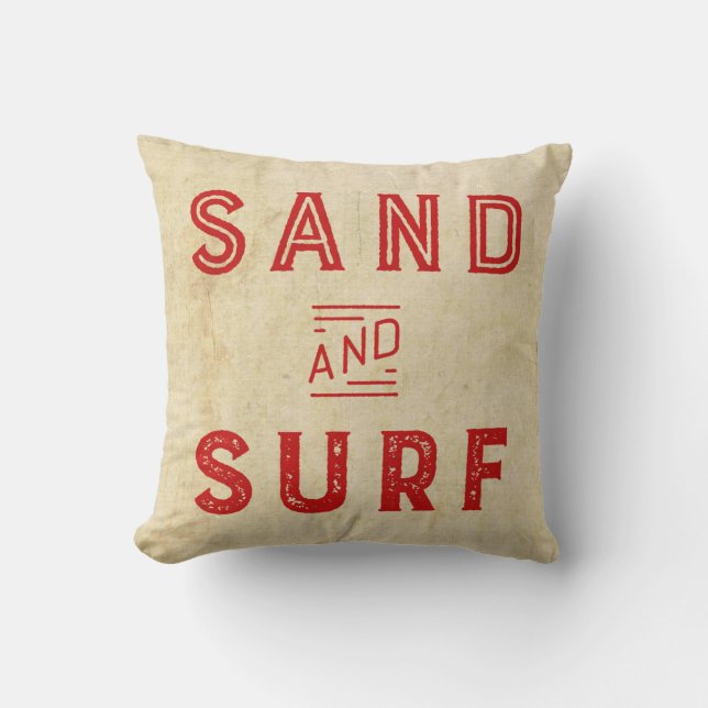 Coussin de sable et de surf (Recto)
