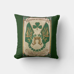 Coussin de salutation de la Saint-Patrick