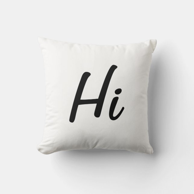 Coussin de salutations (Recto)