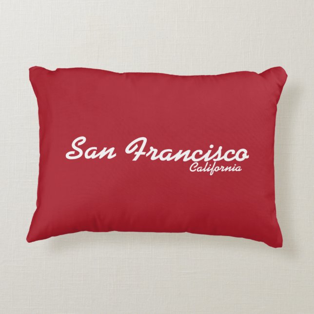 Coussin de San Francisco, Californie (Dos)
