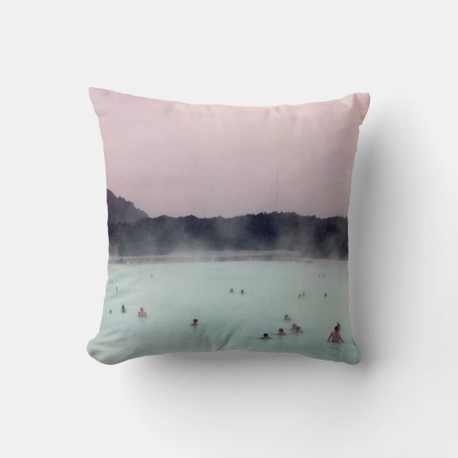 Coussin de série de nature de l'Islande (Recto)