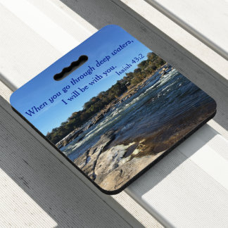 Coussin De Siège Dieu sera avec vous photo de la rivière James