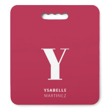 Nom du monogramme initial de Magenta à la mode