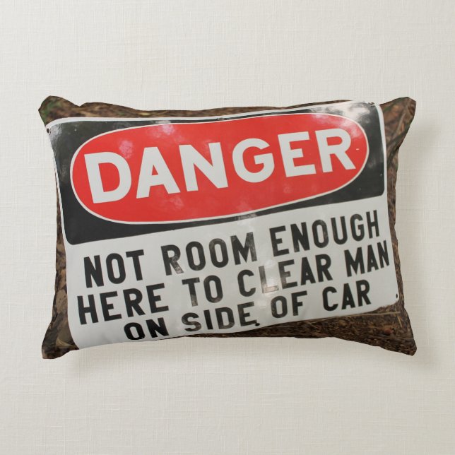COUSSIN DE SIGNE DE DANGER DE CHEMIN DE FER - (Devant)