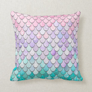 Coussin de sirène, décor de chambre à coucher de