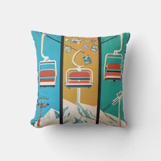 Coussin de ski réversible, coussin scatter