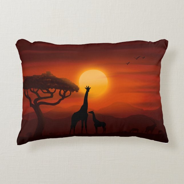 Coussin de soleil africain (Devant)