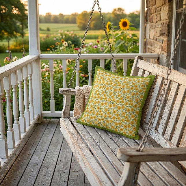 Coussin de soleil tournesols (Créateur téléchargé)