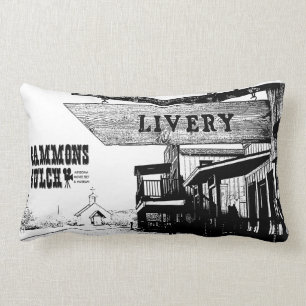 Coussin de souvenir de Gulch de quartiers de porc