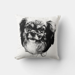Coussin de Spaniel Tibétain – Élégante Art Canin à
