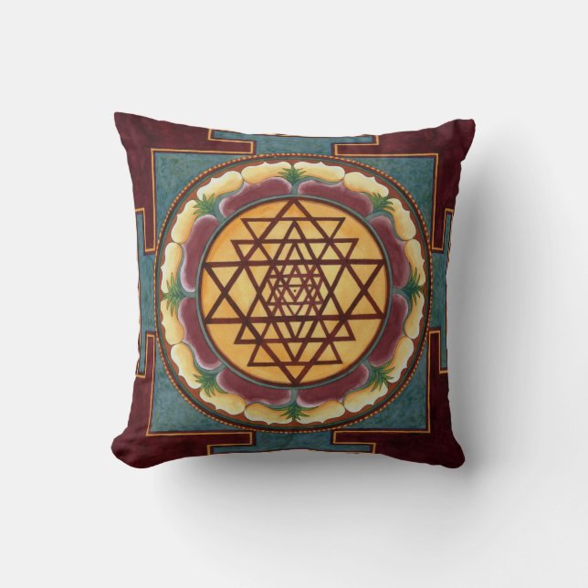 Coussin de Sri Yantra (Recto)