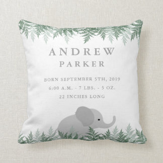 Coussin de stat de faire-part de naissance