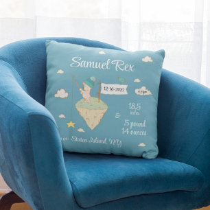 Coussin de statistiques de naissance avec peu d'ou