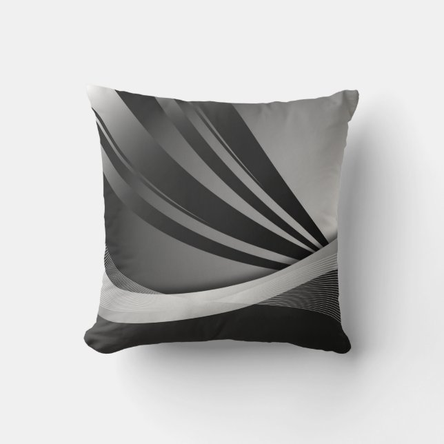 Coussin de style abstrait moderne (Recto)