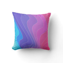 Coussin de style abstrait moderne
