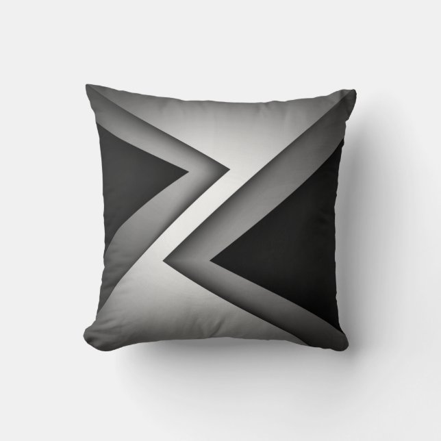 Coussin de style abstrait moderne (Recto)